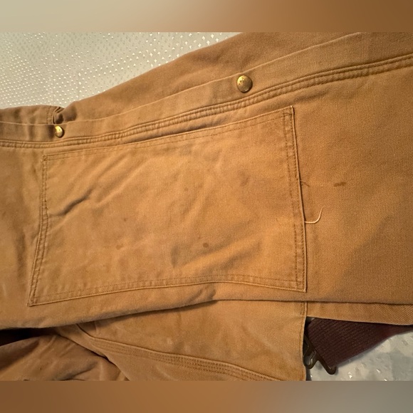 VTG Carhartt Duck Quilt Lined Double Knee Overall 36 x 29 - Picture 3 of 12